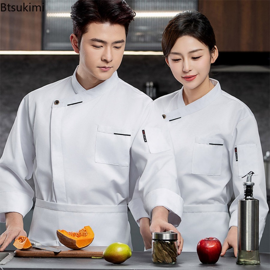 Commercial Kitchen Services - Erkek Kadın Şef Ceketi Üstleri Kısa/Uzun