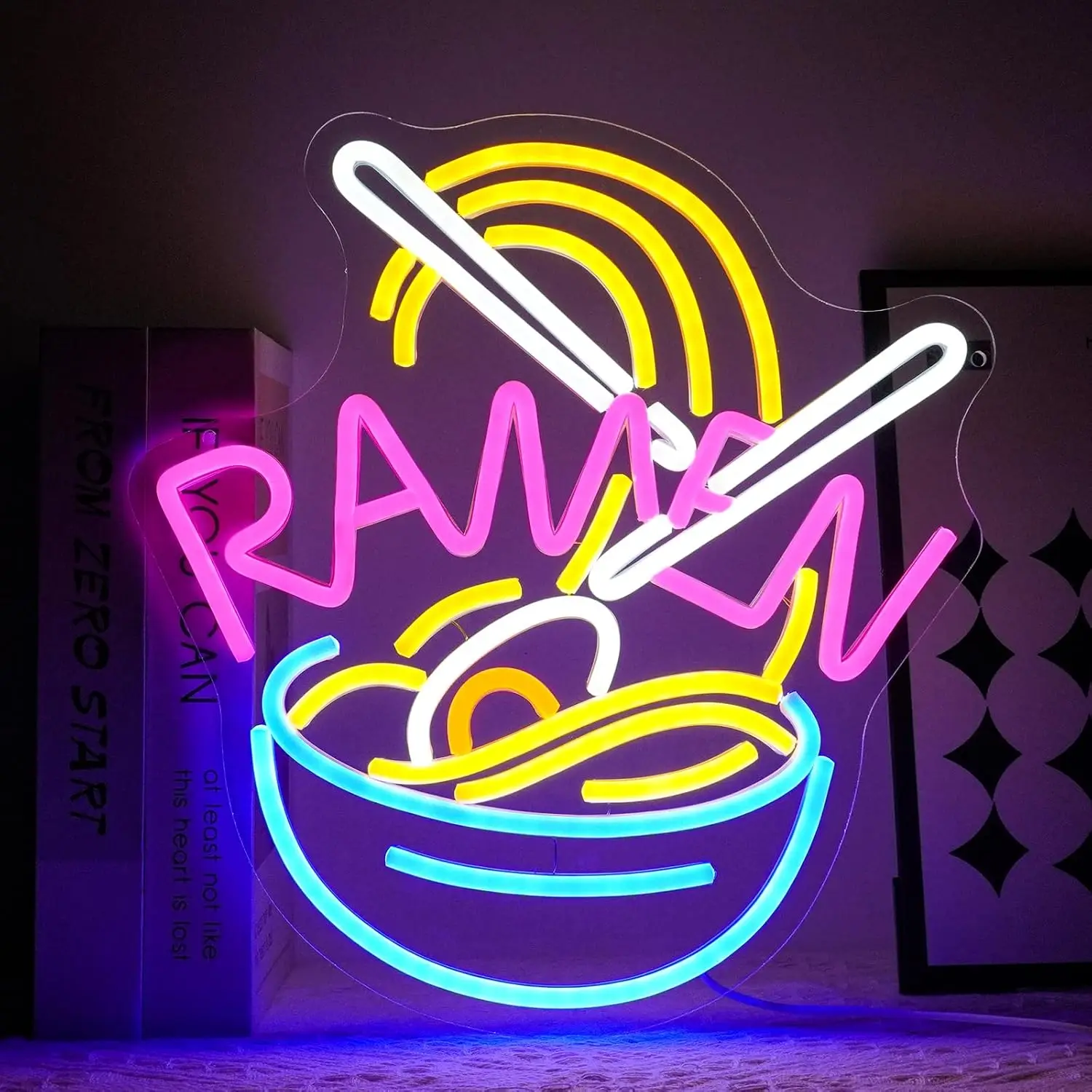 Commercial Kitchen Japanese - Kısılabilir Ramen Neon Işığı USB Duvar