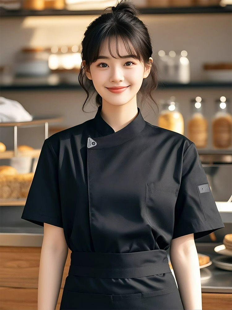 Commercial Kitchen Services - Şef Ceket Kadın Kısa Kollu Mutfak