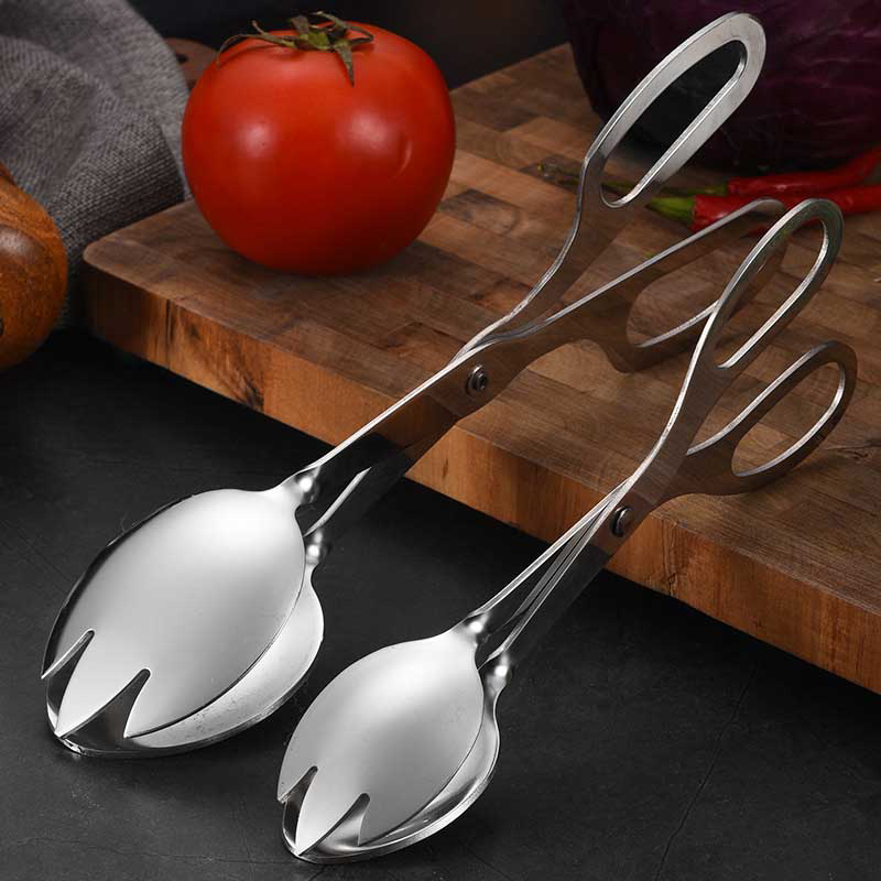 Commercial Kitchen Utensils - 1 adet paslanmaz çelik büfe maşa
