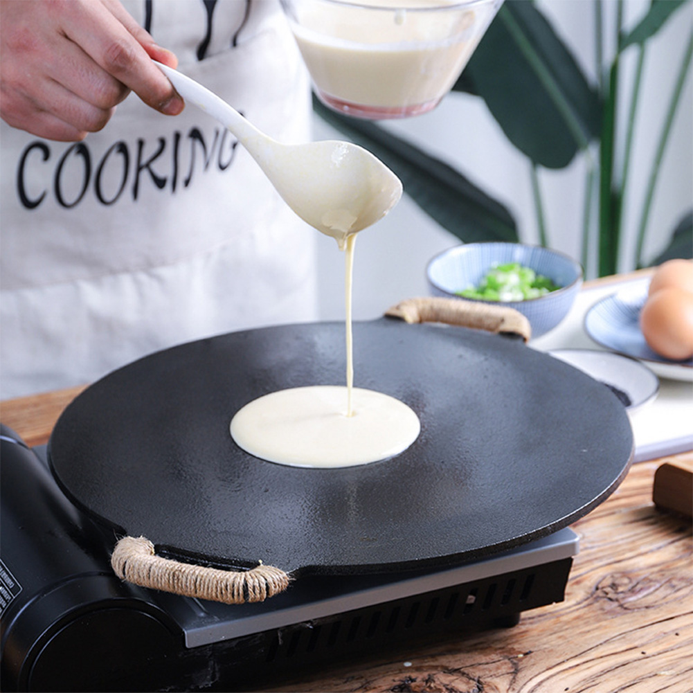 Crepe Maker Griddle - 10.2/11/11.8/12.6/13.4 İnç Barbekü Izgara Kaplamalı Kızartma