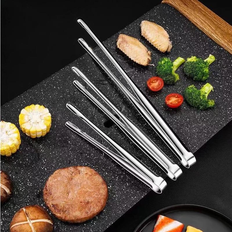 Commercial Kitchen Utensils - Paslanmaz Çelik Mutfak Maşası Kore Barbeküsü