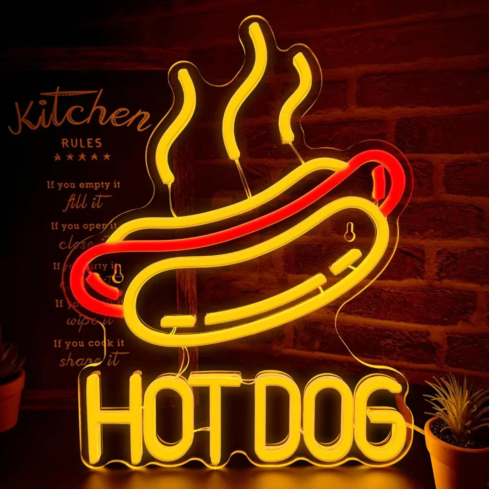 Hot Dog LED Neon Tabela Duvar  - Commercial Kitchen Windows incelemesi ve fiyatı