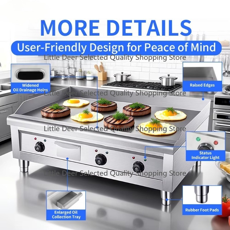 16mm Ticari Restoran Mutfak Ek - Commercial Kitchen Griddle incelemesi ve fiyatı
